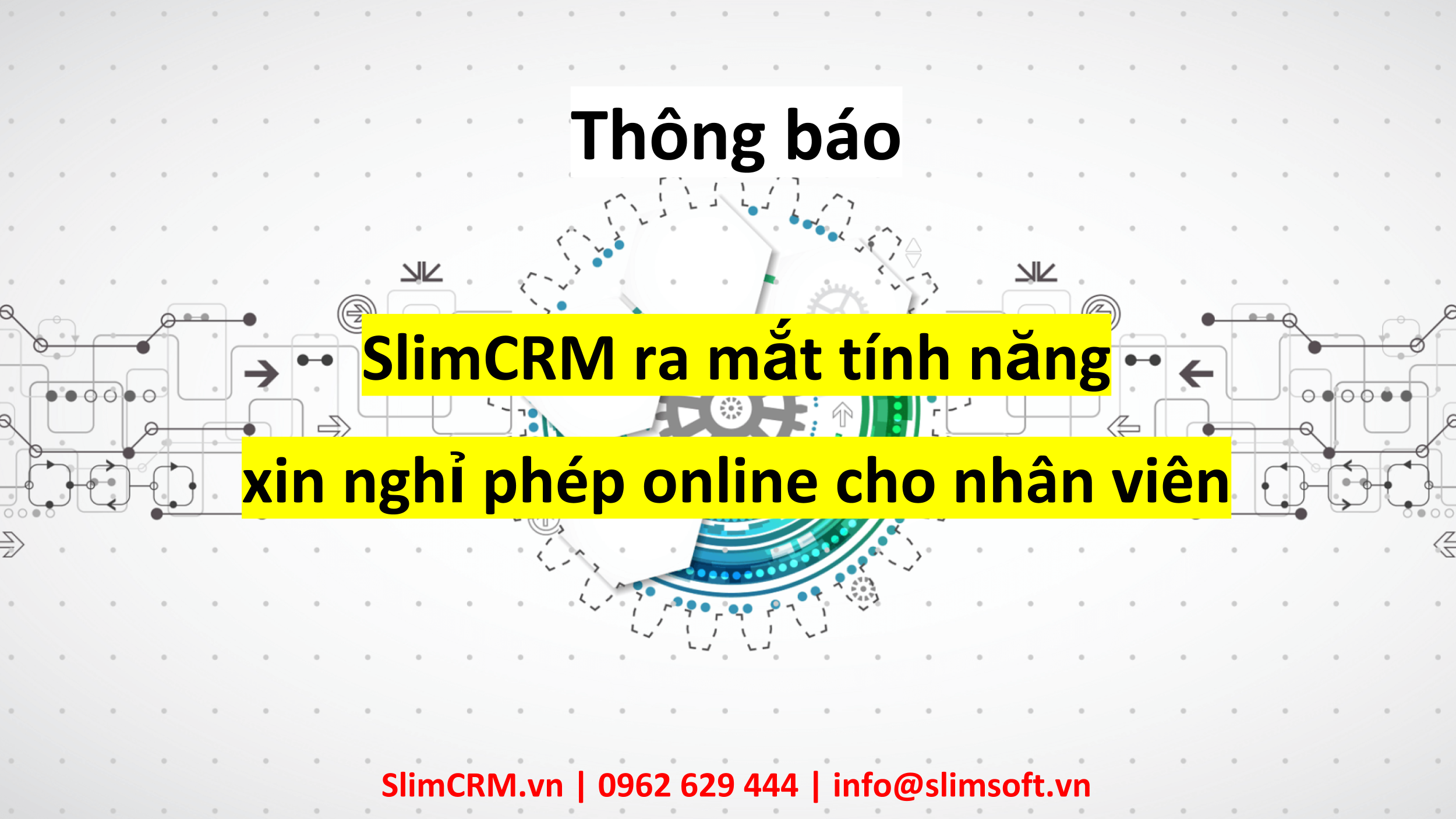 [Tính năng mới] xin nghỉ phép online