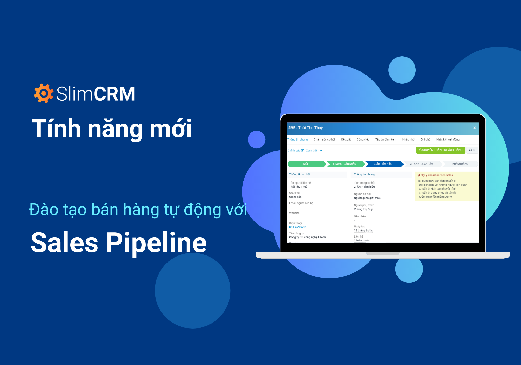 [Tính năng mới] Đào tạo bán hàng tự động với Sales Pipeline